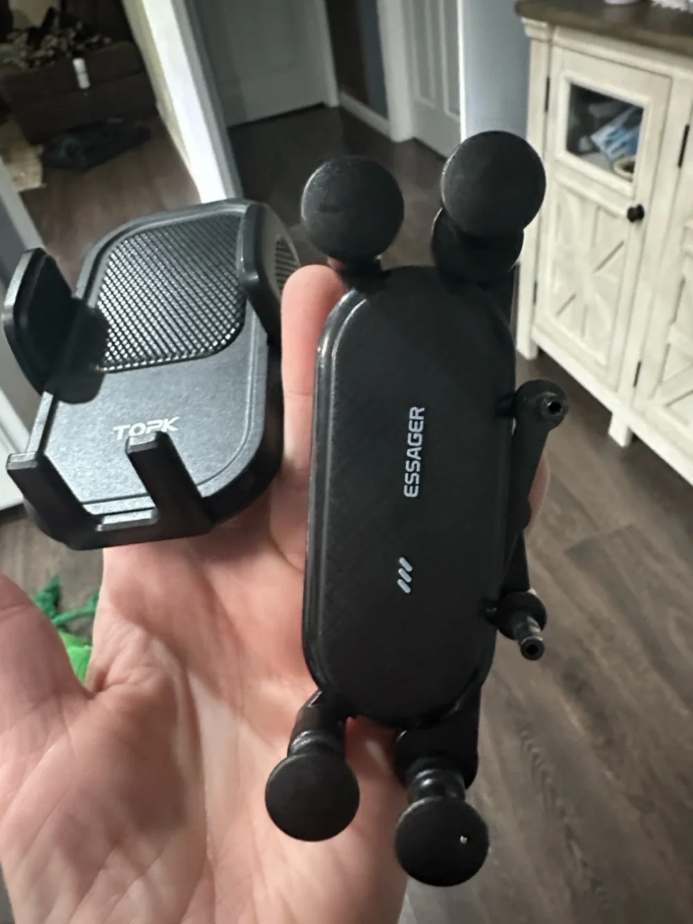 TOPK & ESSAGER Black Universal Car Phone Mounts